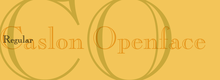 Caslon Openface