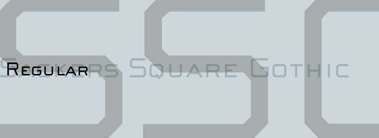 Sackers™ Square Gothic