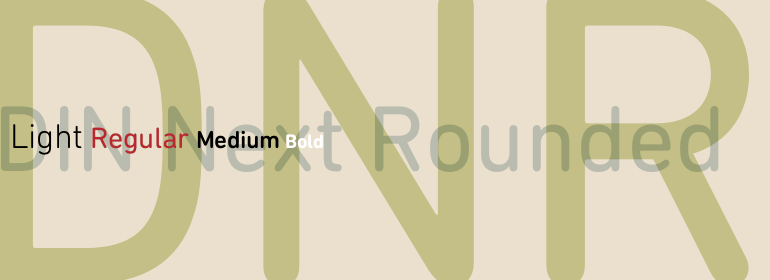 DIN® Next Rounded