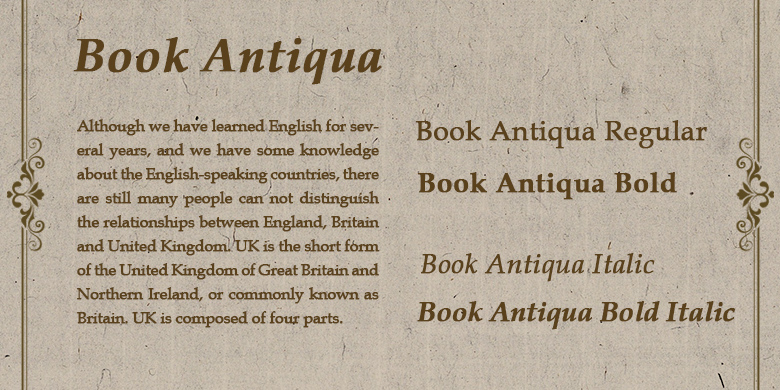 Book Antiqua™