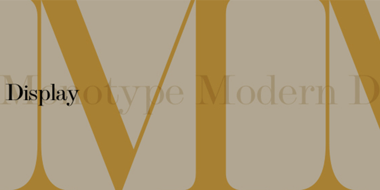 Monotype™ Modern Display™