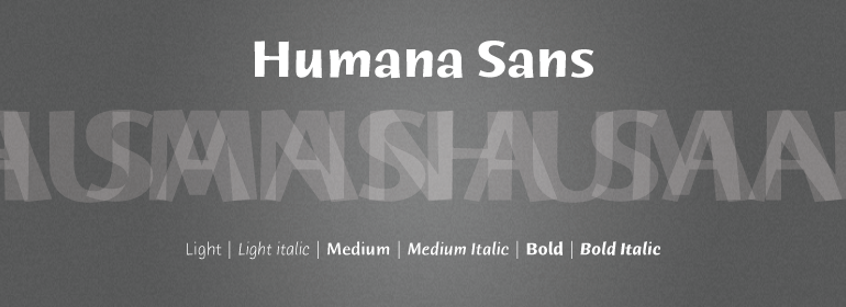 ITC Humana™ Sans